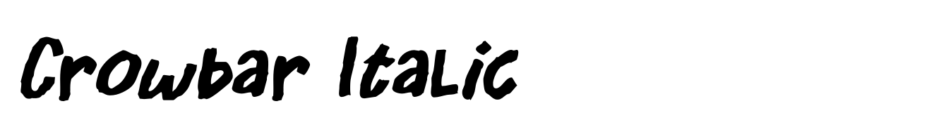 Crowbar Italic