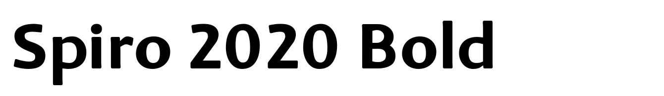 Spiro 2020 Bold