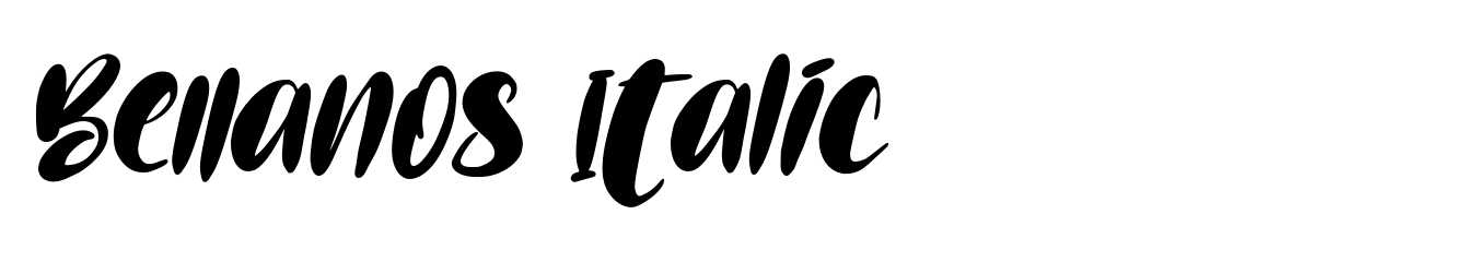 Bellanos Italic