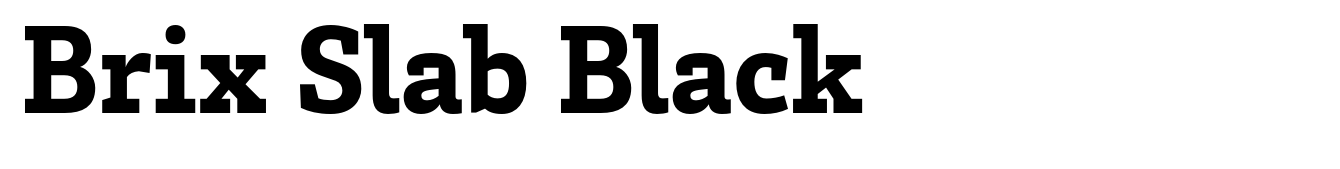 Brix Slab Black