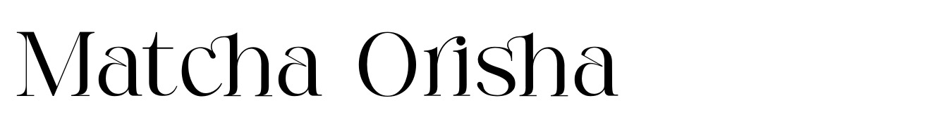 Matcha Orisha