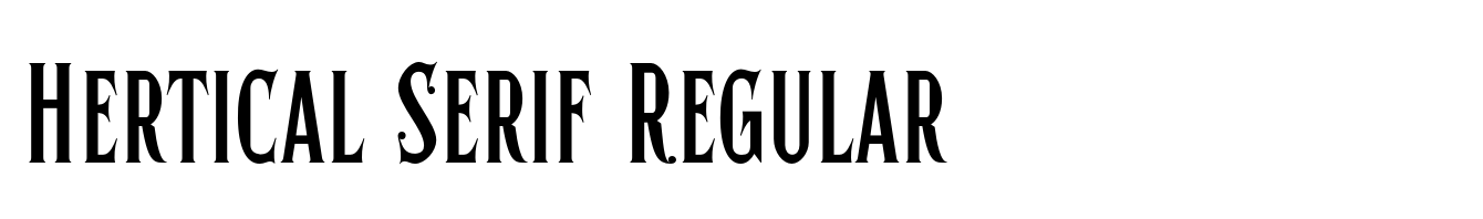 Hertical Serif Regular