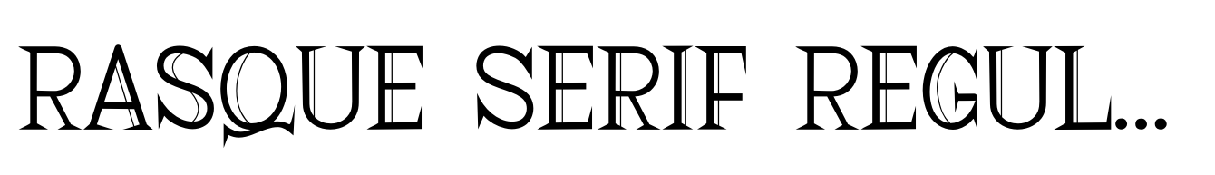 Rasque Serif Regular