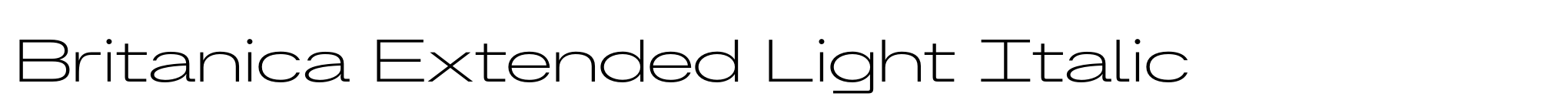 Britanica Extended Light Italic image