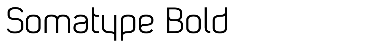 Somatype Bold