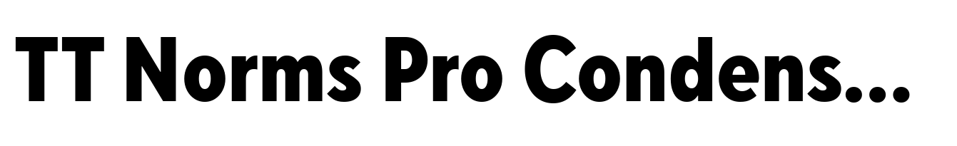 TT Norms Pro Condensed Extra Bold