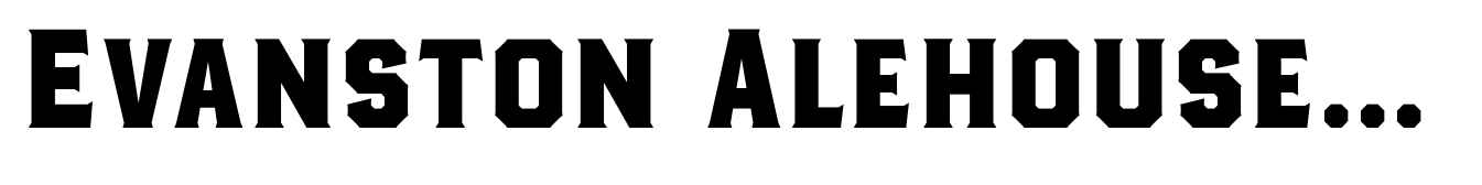 Evanston Alehouse 1858 Black