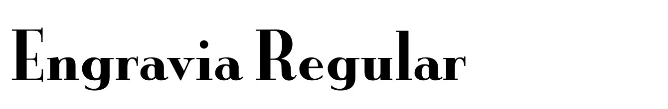 Engravia Regular