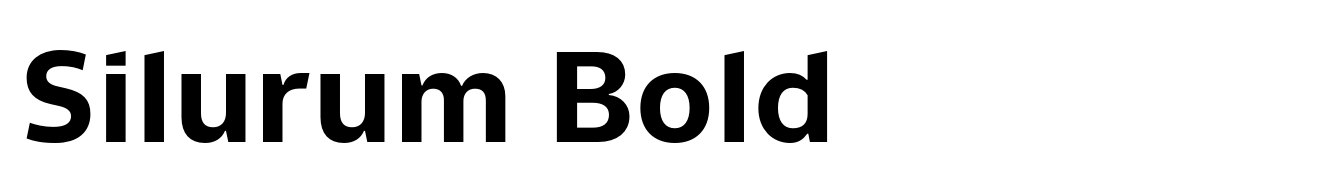 Silurum Bold