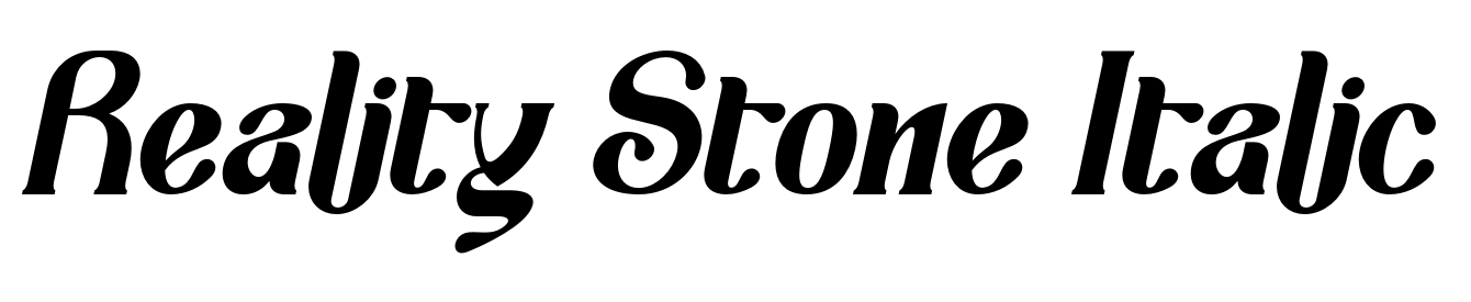 Reality Stone Italic