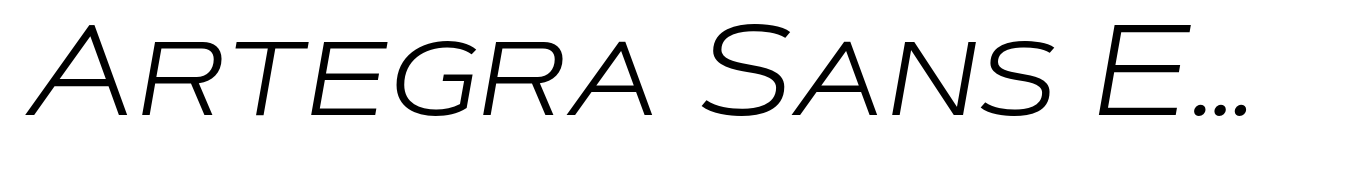 Artegra Sans Extended SC Light Italic