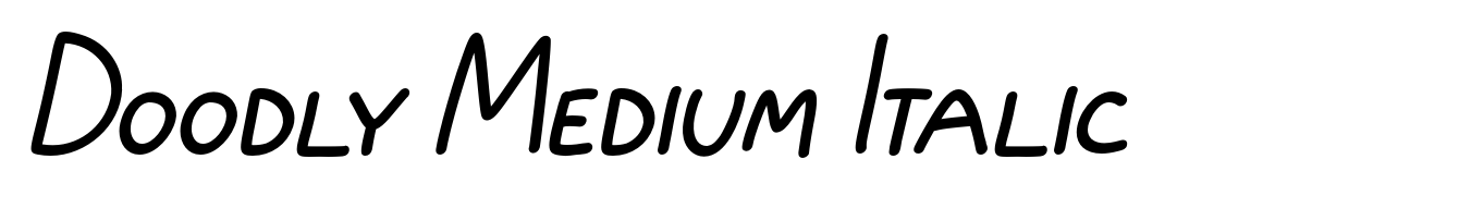 Doodly Medium Italic