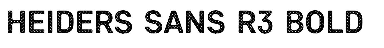 Heiders Sans R3 Bold