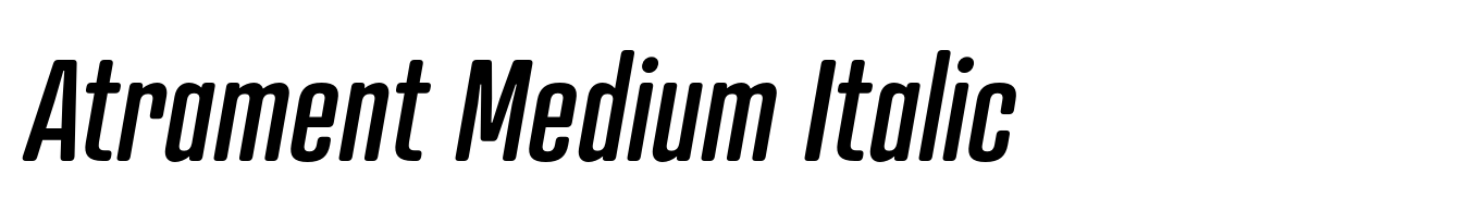 Atrament Medium Italic