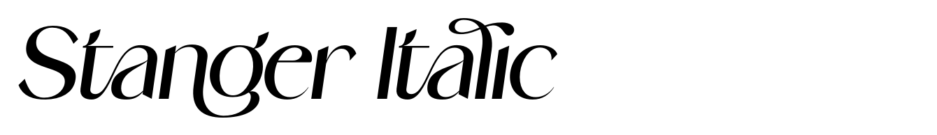 Stanger Italic