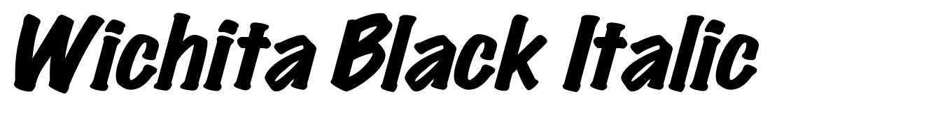 Wichita Black Italic