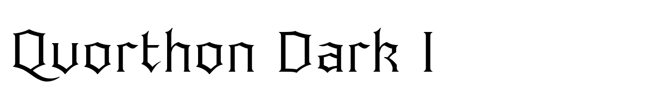 Quorthon Dark I