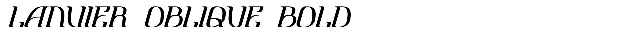 Lanvier Oblique Bold image