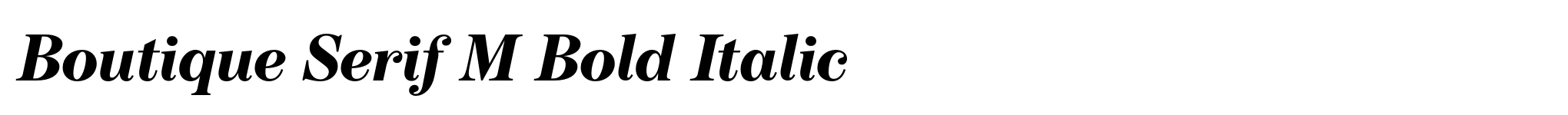 Boutique Serif M Bold Italic image