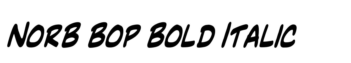 NorB Bop Bold Italic