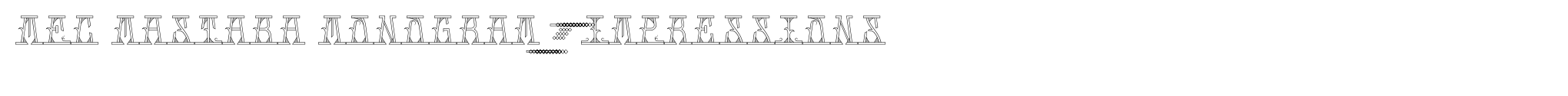MFC Mastaba Monogram 10000 Impressions image