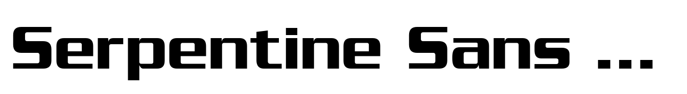 Serpentine Sans Regular