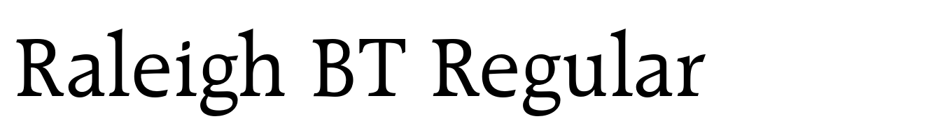 Raleigh BT Regular