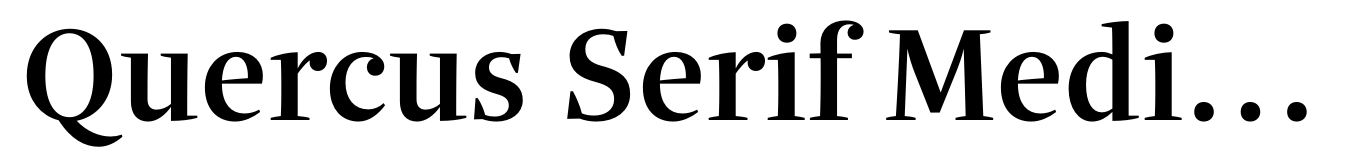 Quercus Serif Medium