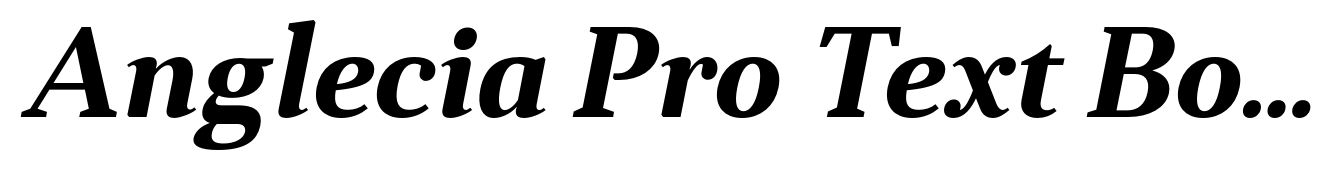 Anglecia Pro Text Bold Italic