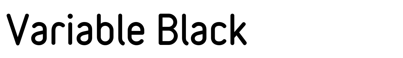 Variable Black