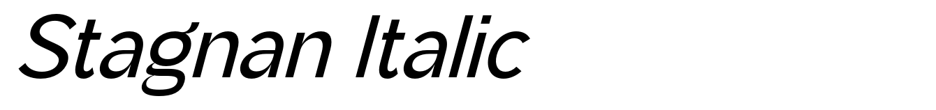 Stagnan Italic