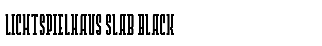 Lichtspielhaus Slab Black