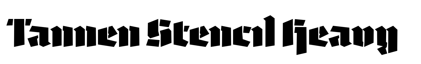 Tannen Stencil Heavy