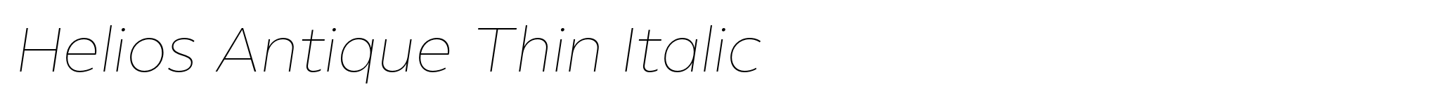 Helios Antique Thin Italic image