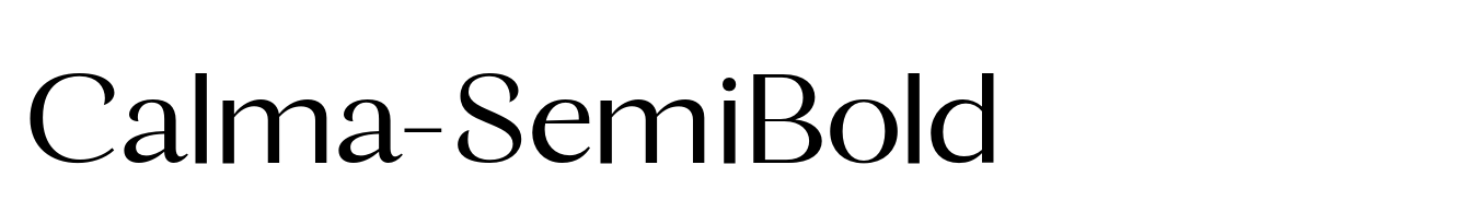 Calma-SemiBold