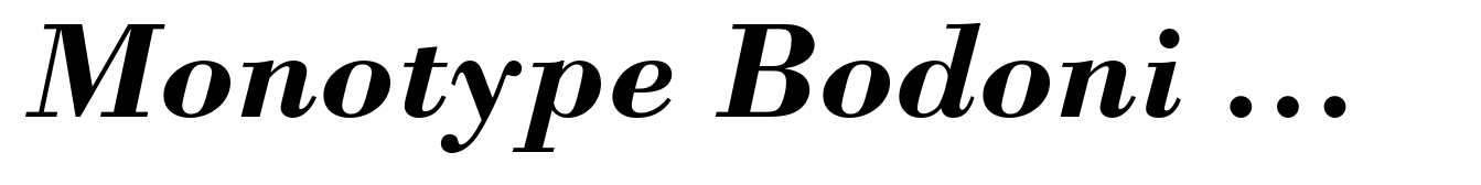 Monotype Bodoni Bold Italic