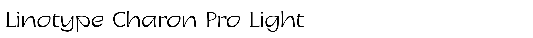 Linotype Charon Pro Light image