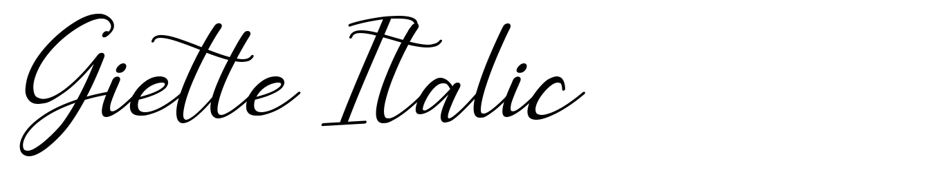 Giette Italic