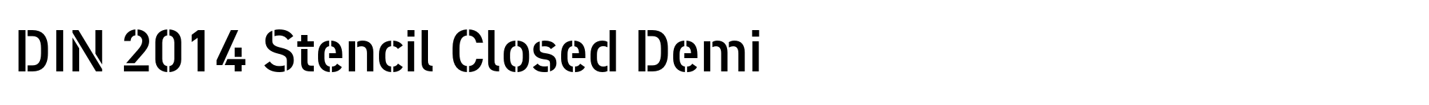 DIN 2014 Stencil Closed Demi image
