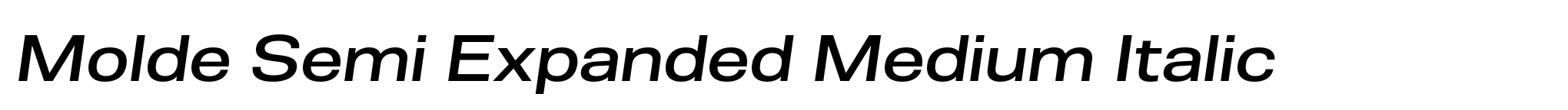 Molde Semi Expanded Medium Italic image