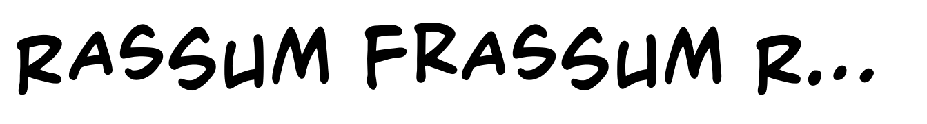 Rassum Frassum Regular