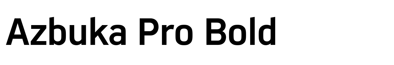 Azbuka Pro Bold