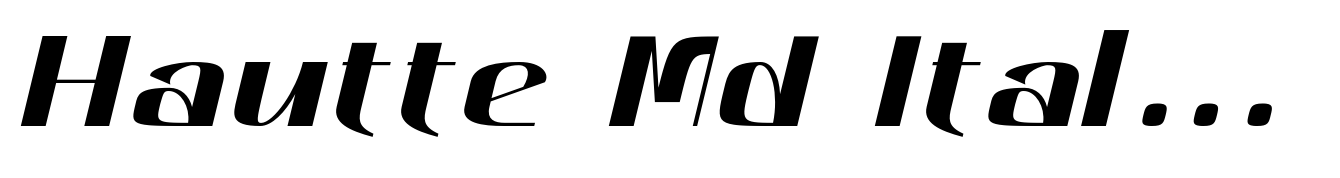Hautte Md Italic Expanded
