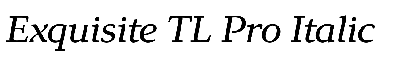 Exquisite TL Pro Italic