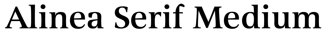 Alinea Serif Medium