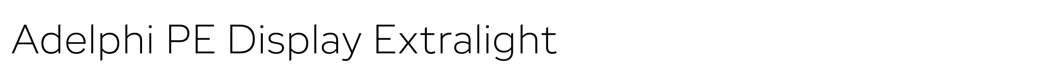 Adelphi PE Display Extralight image