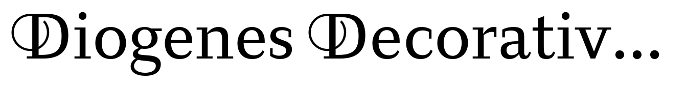 Diogenes Decorative Regular 1
