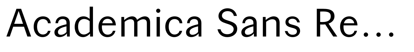 Academica Sans Regular