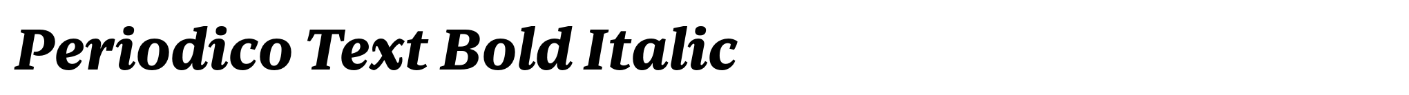 Periodico Text Bold Italic image