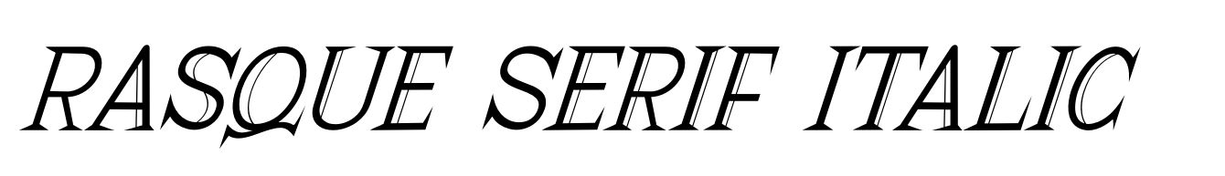 Rasque Serif Italic